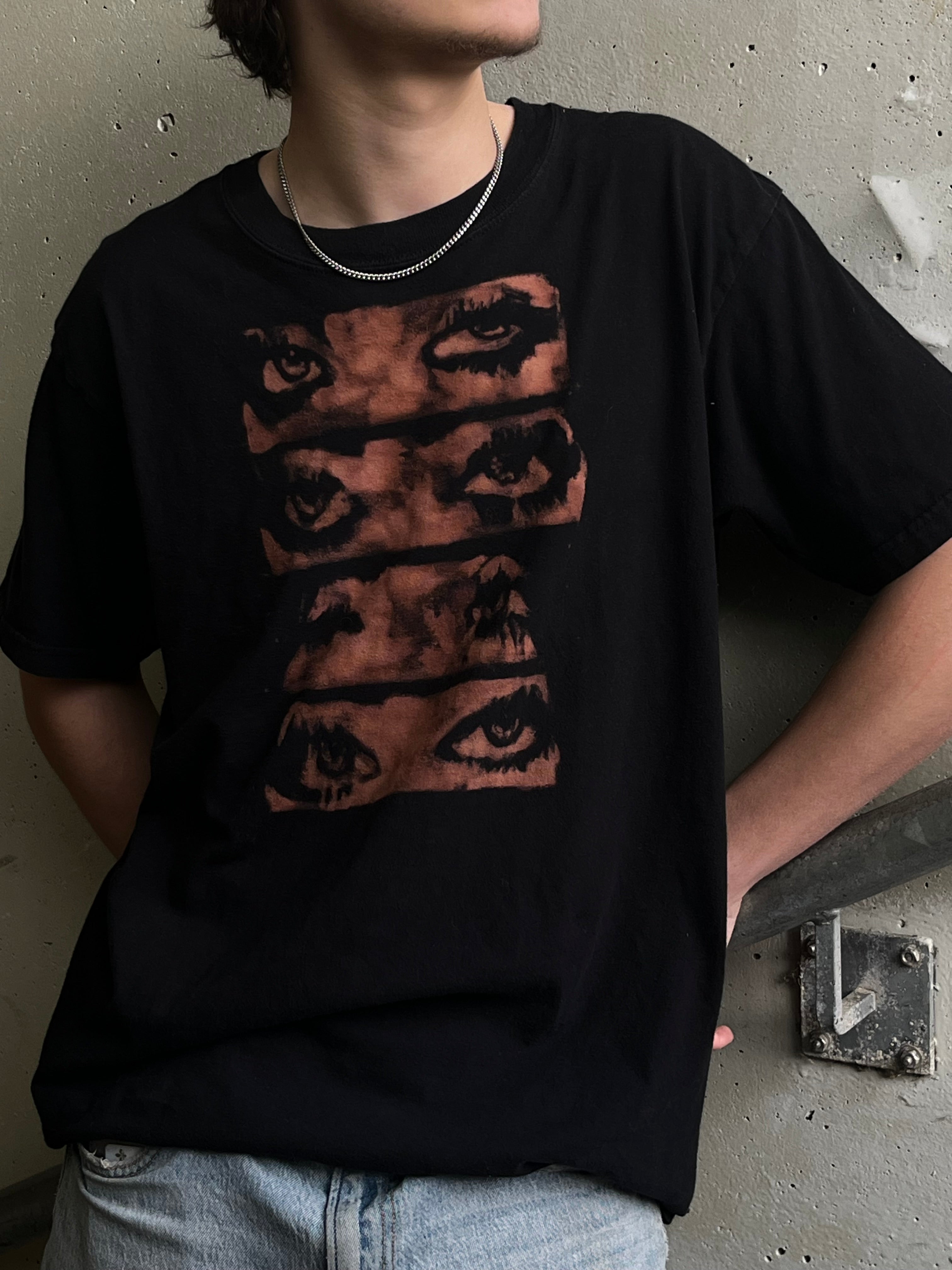 Bleached Eye Strip Tee