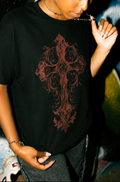 t-shirt croix blanchi